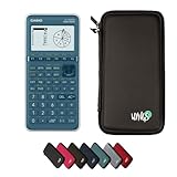 Casio fx-7400GIII Grafikrechner inklusive Schutztasche von WYNGS in Schwarz - Basic Set