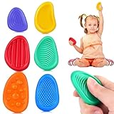 Fidget Toys,Sensorik Spielzeug,6 Stück Stones Sensory Toys,Texture Fidget Toys Set,Fidget Toys Kinder and Erwachsener Sensorisches Spielzeug für Beruhigende,Unterhaltsame und Stressabbau Fidget Toy