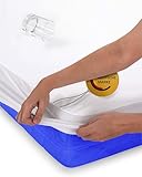 TEXMAXX® Matratzenschoner 140 x 200 cm - atmungsaktiv/wasserdichte Matratzenauflage/Inkontinenz Bettunterlage/waschbare Matratzenunterlage/Bettunterlage wasserdicht