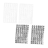 Lurrose 1 Satz Alphabet-Sticker zum Aufbügeln Sticker nähen Zubehör Transferpapier Vinyl-Schriftzug Aufkleber bastelbedarf apfelding Aufnäher Buchstaben aufbügeln Buchstaben aus Stoff Pu