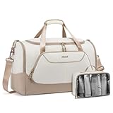 LOVEVOOK Sporttasche Damen 30L Reisetasche mit Schuhfach & Nassfach, Klein Gym Bag Schwimmtasche Saunatasche Handgepäck Tasche für Sport Fitness Training Reisen, Wasserdicht Travel Duffle Bags