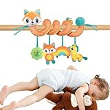 Générique Kinderwagenspielzeug, Autositz Spielzeug in | Baby Criber Rattles Toys – Tragbare Autofahrer, sensorische Aktivitäten, Pram für Kinderwagen Bar Pram Crib bewegliche Gelenke
