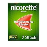NICORETTE Pflaster mit 25 mg Nikotin – mit Nikotinpflaster Rauchen aufhören – für Phase 1 der Raucherentwöhnung bei mehr als 20 Zigaretten am Tag – 7 St.