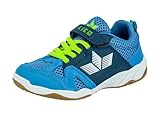Lico Unisex Kinder Sport Vs Hallenturnschuhe, Blau Marine Lemon, 38 EU