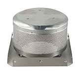 WIIYENA 4-seitiger Pyramiden-Heizstrahler aus Edelstahl, ersetzt Emitter-Bildschirm und Sockel für Terrasse, geeignet für die meisten Pyramiden-Terrassenheizstrahler (7 cm)