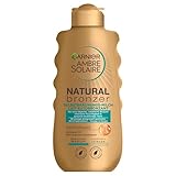 Garnier Selbstbräunungsmilch, Bronzer Lotion für eine natürliche und fleckenfreie Bräune, Ambre Solaire Natural Bronzer Milch, 1 x 200 ml