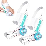 TENICORE Hallux Valgus Korrektur Einstellbarer Knopf Hallux Valgus Schiene Ballenzeh Mann Frau Zehen Begradigen Links Rechts Fuß 2 Stück Aktualisierte Fassung