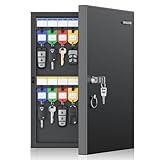 Uniclife 32 Position Schlüssel Schloss Box, Wandmontage Schlüsselbox, Auto Schlüssel Organizer mit schreibbaren Schlüssel Racks und Tags, Sicherheitsschlüsselschrank