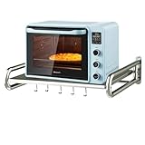 Gziztx Mikrowellenhalter Edelstahl mikrowellenhalterung Wandmontierte Mikrowelle Halterung Wandhalter Halter Regal Tragfähigkeit 30kg für Küche, Hause