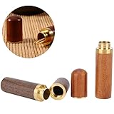 Haofy Nadeletui aus Dunklerem Holz, Bastelwerkzeug, Organizer aus Palisander und Ebenholz Zum Nähen und Sticken, für -Projekte (Ebenholz+Palisander)