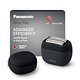 Panasonic ES-PV3B-K803 Series 900s Premium Kompakt-Rasierer, Nass- und Trockenrasierer mit 5 Klingen für Männer, reaktionsschneller Bartsensor, USB-C, Premium Case, Anthrazit