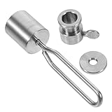 PAMINGONO BBQ Grillgewicht Edelstahl Drehspieß Gegengewicht mit Drehbarer Hülse 182g für Rotisserie Grillpartys Camping