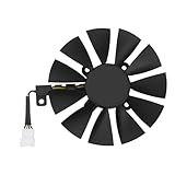 OTOTEC Grafikkarten-Kühlerlüfter PLD09210S12HH Grafikkarten-Kühlerlüfter Kompatibel mit ASUS Strix R9 390X 390 RX480 GTX 980Ti 1060 1070 1080 Grafikkarte 12 V/0,4 A