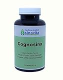 Cognosina, 120 Kps, Kombination aus Acetyl-L-Carnitin, Taurin, L-Tyrosin, Glycin, Phenylalanin, L-Theanine und DMAE, vegetarische Kapselhülle, deutsche Produktion