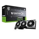 MSI GeForce RTX 5070 12G Ventus 3X OC - 12GB GDDR7 (28Gbps/192-bit), PCIe 5, Boost: 2542 MHz, HDMI 2.1b, DisplayPort 2.1b