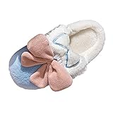 Plüsch Hausschuhe Damen Hausschuhe Damen Herren Winter Geschlossen Leicht Flauschige Filz Mit Flexiblen Obermaterial Hausschuh Elegant Freizeit Weichen Plüsch