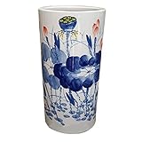 MRBVAOXVD Wohnzimmer Keramik Schirmständer, Chinesischer Stil Multifunktionale Schirmständer Halter Für Blume/Dekor/Wanderstab Innendekoration, Heimdekoration