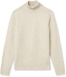 Amazon Essentials Herren Soft-Touch-Rollkragenpullover mit Langen Ärmeln, Gebrochenes Weiß, XL