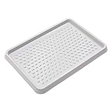 BranQ - Home essential BranQ Schuhablage aus Kunststoff, PP, Hellgrau, 54 x 38,5 x 3 cm (LxBxH), 5901098150026