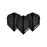 Harrows Darts Unisex-Adult Harrows Dartflights dimplex Black-4 Sets, Schwarz, Klassisch