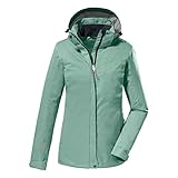 killtec Damen Funktionsjacke/Outdoorjacke mit abzippbarer Kapuze KOS 133 WMN JCKT, pistazie, 40, 38383-000