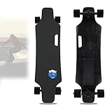 Pnpaea Elektro-Longboard Mit SchutzausrüStung, Geeignet FüR Erwachsene Und Jugendliche, 13 Km Reichweite, 60 Km/H HöChstgeschwindigkeit 1-CitySprint(16km)