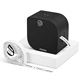Phomemo P12 Pro Beschriftungsgerät Handgerät | Mini Bluetooth Etikettiergerät mit Etikettenband | USB aufladbares Thermo-Etikettendrucker für Zuhause & Büro | Tragbarer Labeldrucker für Android & iOS