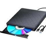 aelrsoch Externes Blu-ray Laufwerk DVD/BD Player Lesen/Schreiben Tragbares Blu-ray Laufwerk USB 3.0 und Typ-C DVD Recorder 4k Ultra High Definition Blu-ray Recorder für Win7/8/10/11/PC