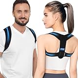 NEWGO Haltungskorrektur Rücken Geradehalter Verstellbare Rückentrainer Schmerzlinderung von Nacken, Rücken, Align Spine Rücken Geradehalter