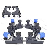 WXJHNYBS Adjustable Base Lager 360 Kg Waschmaschine Mit Verstellbarer Basis Höhe Erhöhen Ständer Für Waschtrockner Waschmaschine,8Beine-4Rollen
