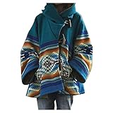 Damenmantel Winter Yellowstone Beth Dutton Kelly Reilly Fleecejacke mit Kapuze Hornschnalle, Farbe: 001, 42
