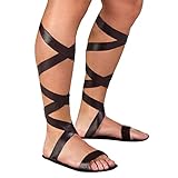 Boland 81991 - Römer Sandalen für Kostüme, 1 Paar, Länge circa 28 cm, Karnevalskostüm, Fasching, Mottoparty