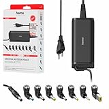 Hama Notebook Netzteil 15V, 19V, 90W (Universalnetzteil für Laptop, Laptop Ladegerät inkl. 8 Notebookstecker für gängige Modelle, Netzteil für Laptop weltweit einsetzbar, 5,6A)