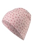 Sterntaler Mädchen Beanie Herzen Mütze, Mattrosa, 47 EU
