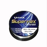 Ultima Superflex Shock Leader, Klaar, 60.0lb/27.3kg