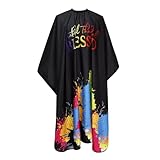 Friseurumhang, große Schürze mit verstellbarem Verschluss, waschbarer Friseur-Haarschnittumhang – für Männer, Friseure, Frauen, Friseursalons, Styling, Dauerwellen, Färben, Make-up, Barttrimmen