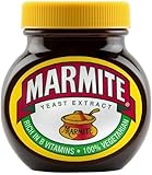 Marmite 125g – Herzhaft-würziger Hefeextrakt – Original britischer Klassiker – inkl. Naschwerk® Sticker