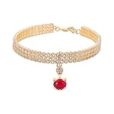 Clicitina Goldkette Hundehalsband Hundehalskette Metall kubanisches Glied für mittelgroße und große Hunde Haustiere strapazierfähig kaufest FOp229 (Gold, S)