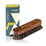 Aurum-Performance® Lederbürste für die schonende Trocken- und Feuchtreinigung von Leder sowie geeignet für Alcantara – weiche Bürste zur Leder Reinigung für Auto Pflege (Lederbürste)
