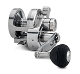 AQUANTIC Full Metal Jig SD-4001LH, Jigging-Multirolle, Aluminium-Gehäuse, Meeresangel, Linkshand, Norwegenrolle, Multirolle