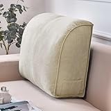 YWQJL Stützkissen Rücken Sofa Lendenwirbelkissen Bürostuhl Rückenstützkissen Keilkissen Bett Kopfteil Lesekissen Für Bett Sofakissen Bettkissen Rückenlehne(#14,60x20x35cm)