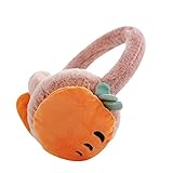 LOIJMK Frauen und Kinder Einstellbare Obst-Ohrenschützer Winter Warm Folding Ear Ear Warm Cold Earmuffs Ohrenschützer Herren Fahrrad (A, One Size)