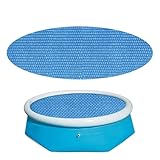 Nhujevkom Solarteichfolie - Pool Solarfolie Mit Luftblasen,Falbbare Isolierplane Zur Wassererwärmung Für Garten Poolbereich Boden Männer Frauen