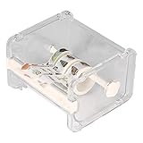 VGEBY Büro-Desktop-Washi-Klebebandschneider, Einzigartiger Klebebandspender mit Cutter, 2-in-1-Design, Empfindliches Material für den Heim- und Bürogebrauch (WHITE)