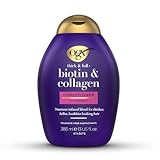 OGX Thick & Full + Biotin & Collagen Conditioner , nährstoffreiche Volumenconditioner Haarspülung mit Biotin, Kollagen und Weizenproteinen, Haarpflege, sulfatfrei , 385 ml (1er Pack)