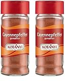 KOTÁNYI Cayennepfeffer gemahlen - Glas 30 g (Packung mit 2)
