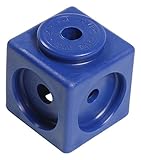 Dick-System 170100 100 Steckwürfel, Kantenlänge 1.7 cm, blau
