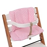 Upgrades Hochstuhl-Kissen, weiche Polsterung, rutschfeste Unterseite, bequeme Hochstuhlunterlage für Baby und Kleinkind, maschinenwaschbar