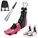 JJDPARTS Schuhspanner für Damen, Herren, Stiefelspanner für Damen, verstellbar, Unisex, breite Füße, Rot (1 Packung für Damengröße 39-45, Herren 38-44), 1 PACK（For Women size 6-11,Men's 5-9.5）