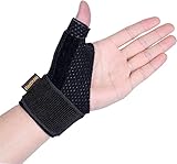 Thx4COPPER Daumenbandage und Handgelenkstütze für Rechts&Links Hände-Daumenorthese Atmungsaktive,Leicht,Stabilisierung,Reduzierte Daumengelenks,Arthritis und Karpaltunnel Druck- S/M